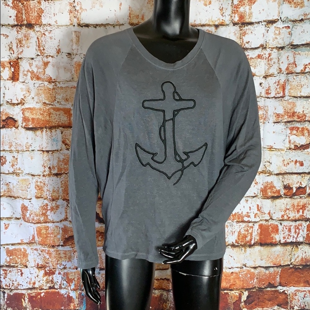 Anthropologie Sundry Anchor Batwing Long Sleeve